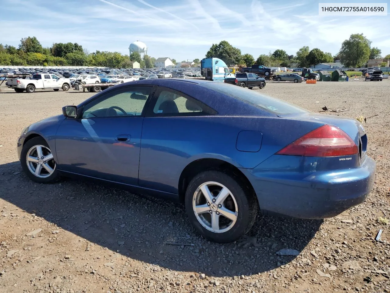 2005 Honda Accord Ex VIN: 1HGCM72755A016590 Lot: 71703444