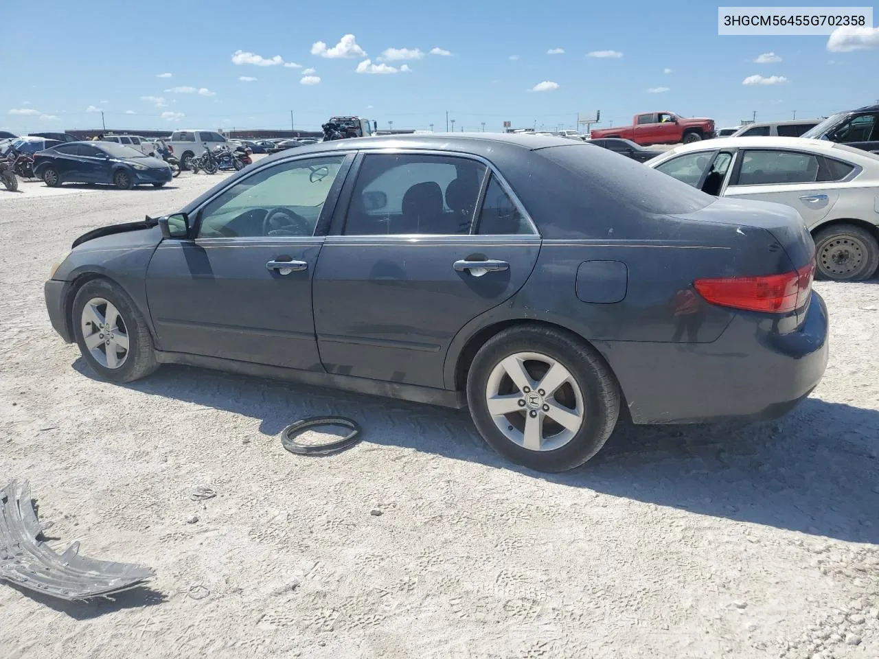 2005 Honda Accord Lx VIN: 3HGCM56455G702358 Lot: 71779814