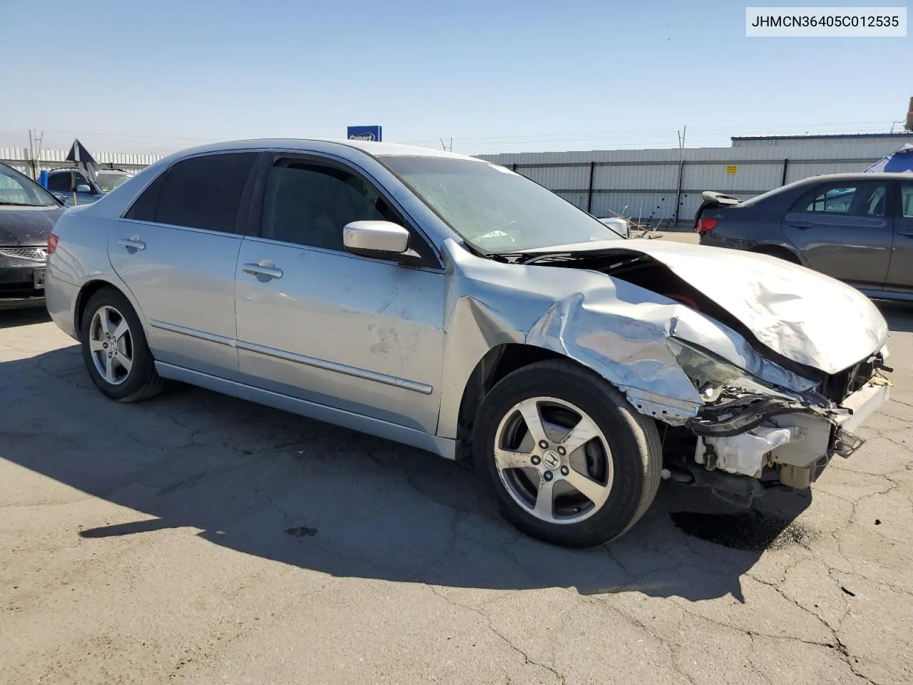 2005 Honda Accord Hybrid VIN: JHMCN36405C012535 Lot: 72777214