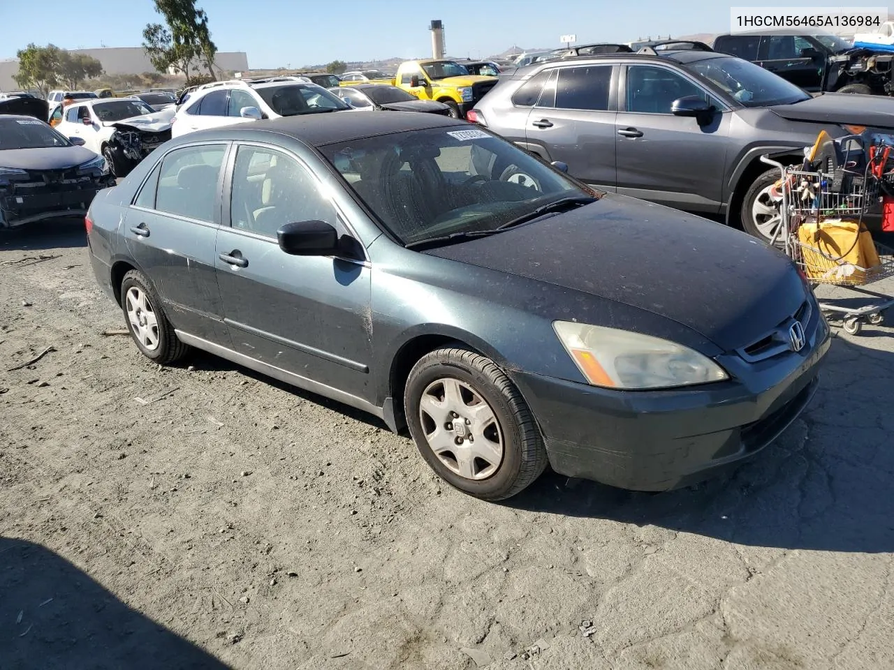 2005 Honda Accord Lx VIN: 1HGCM56465A136984 Lot: 72793724