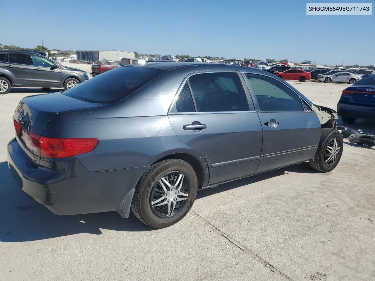 2005 Honda Accord Lx VIN: 3HGCM56495G711743 Lot: 72959824