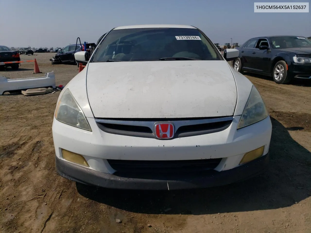 2005 Honda Accord Lx VIN: 1HGCM564X5A152637 Lot: 73139744