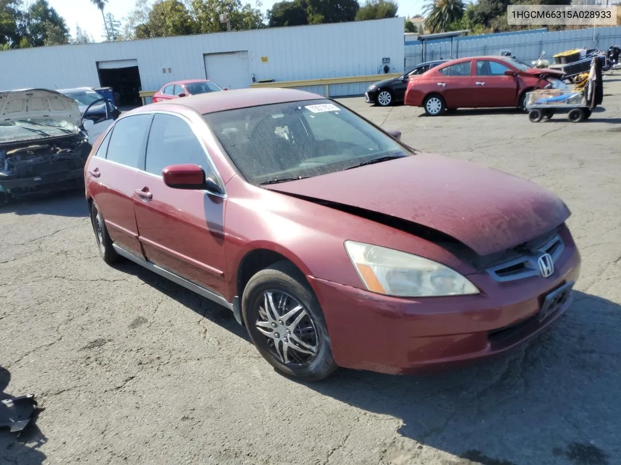 2005 Honda Accord Lx VIN: 1HGCM66315A028933 Lot: 73517874