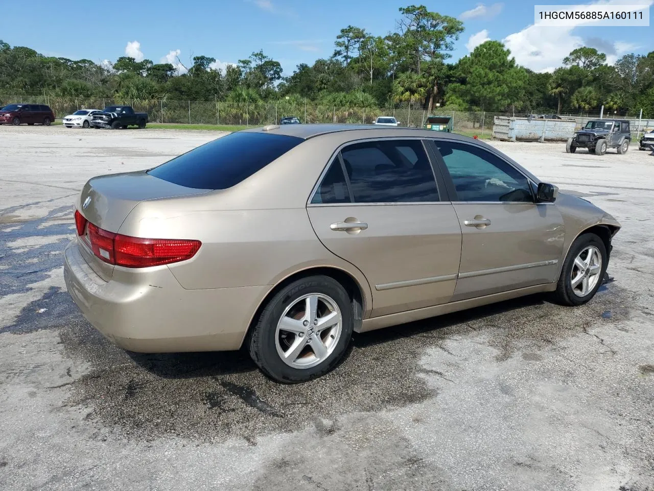 2005 Honda Accord Ex VIN: 1HGCM56885A160111 Lot: 73522514