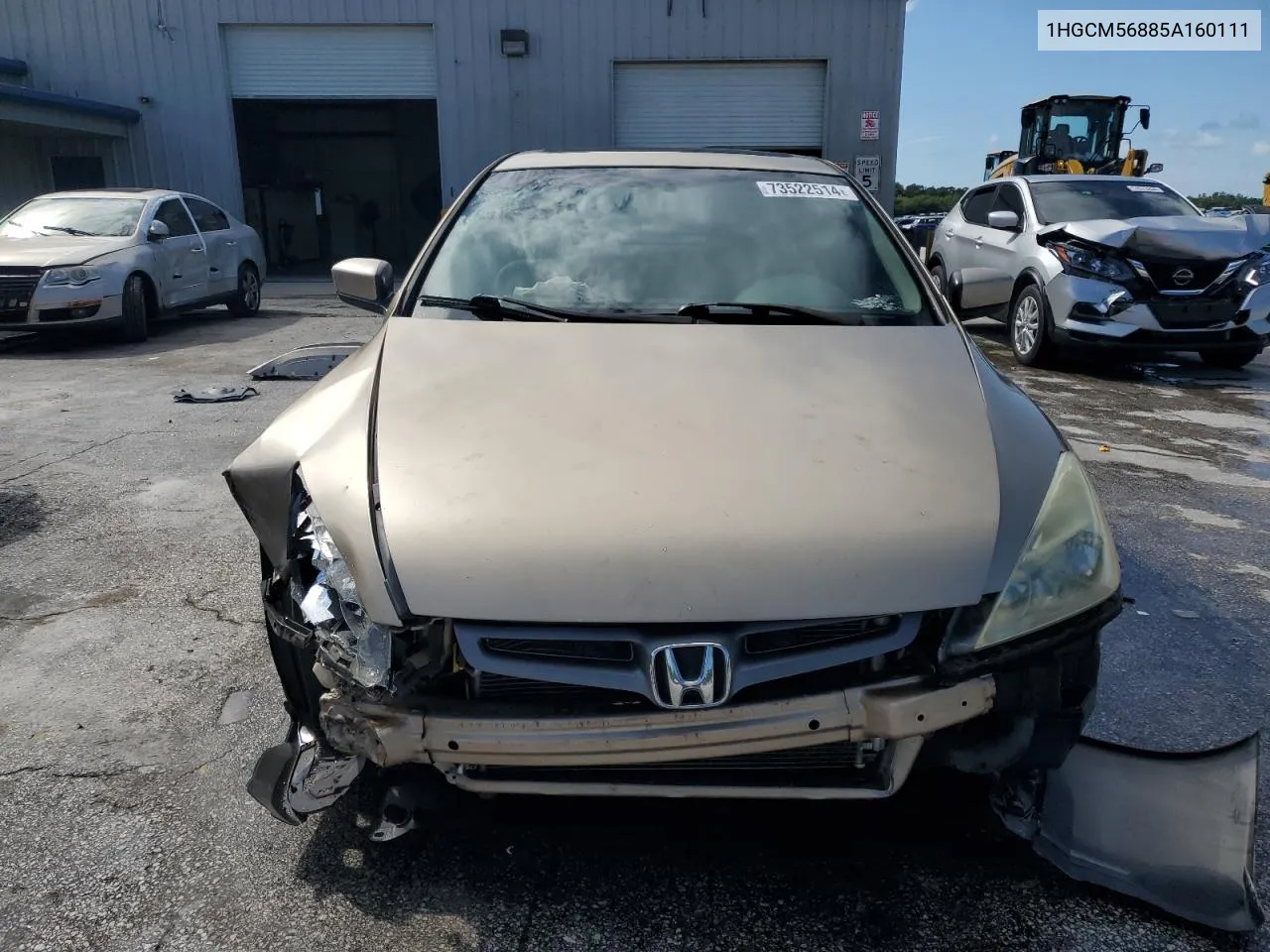 2005 Honda Accord Ex VIN: 1HGCM56885A160111 Lot: 73522514