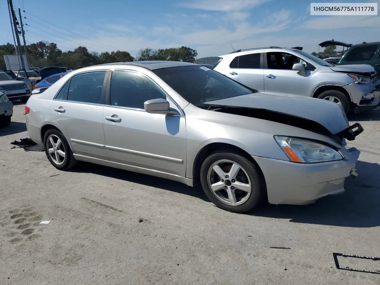 2005 Honda Accord Ex VIN: 1HGCM56775A111778 Lot: 74079434