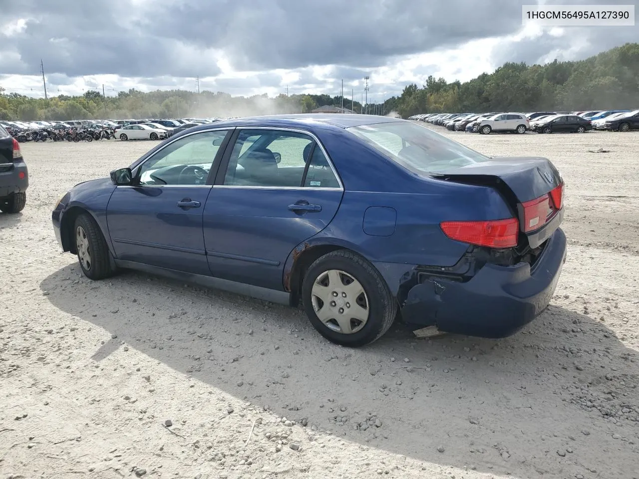 2005 Honda Accord Lx VIN: 1HGCM56495A127390 Lot: 74087264