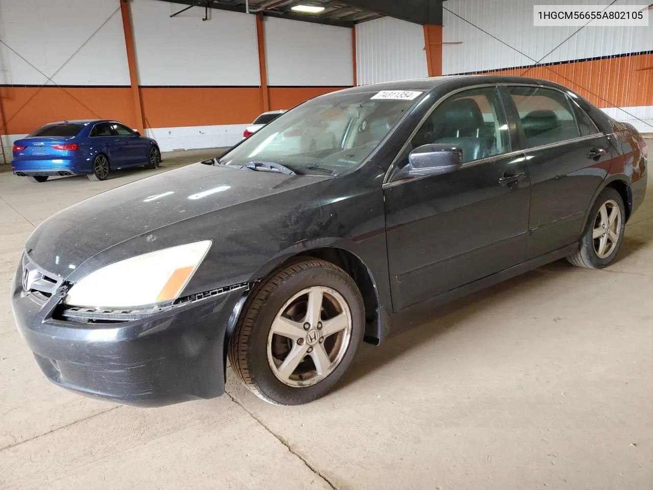 2005 Honda Accord Ex VIN: 1HGCM56655A802105 Lot: 74311354