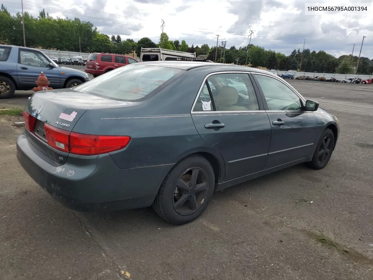 2005 Honda Accord Ex VIN: 1HGCM56795A001394 Lot: 74464554