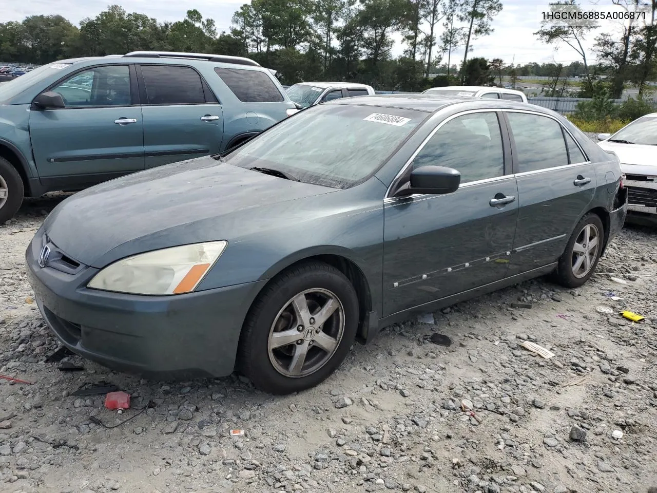 2005 Honda Accord Ex VIN: 1HGCM56885A006871 Lot: 74606884