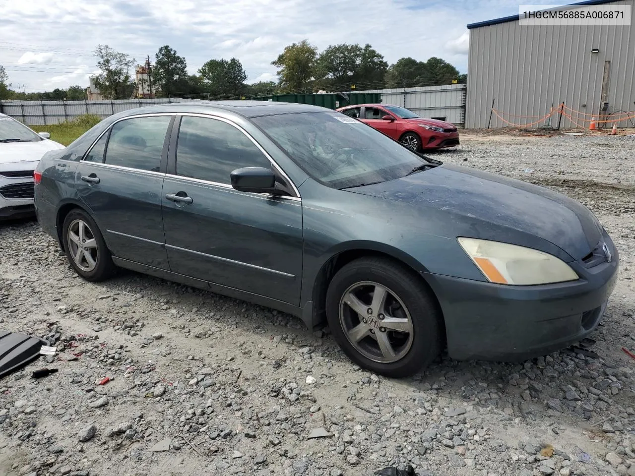 2005 Honda Accord Ex VIN: 1HGCM56885A006871 Lot: 74606884