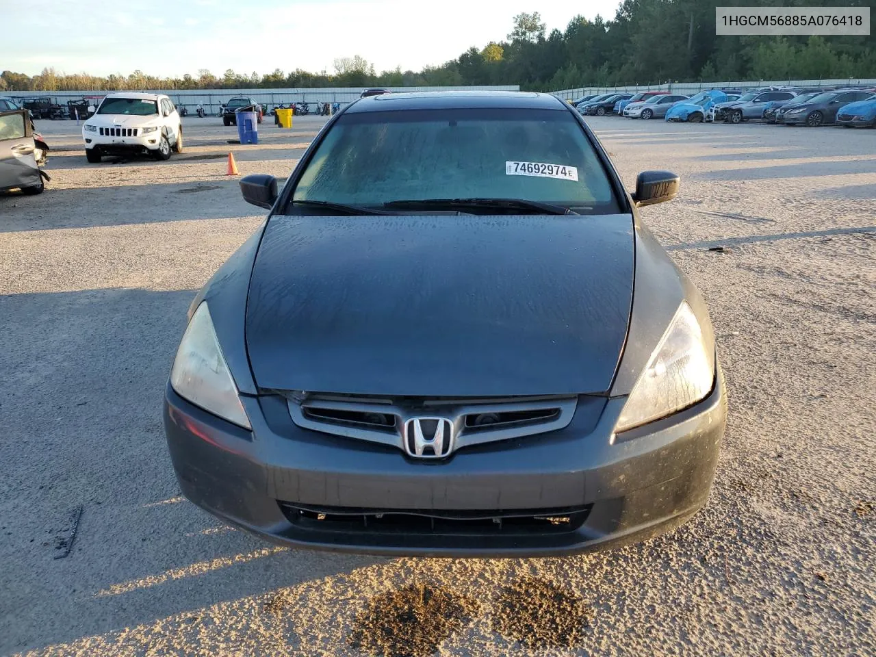 1HGCM56885A076418 2005 Honda Accord Ex