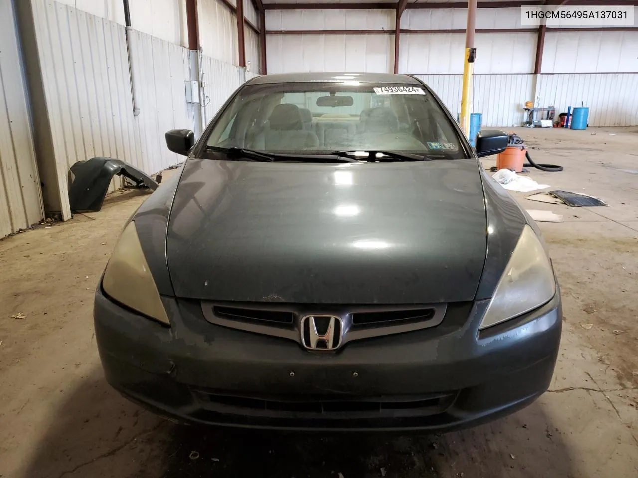 2005 Honda Accord Lx VIN: 1HGCM56495A137031 Lot: 74936424