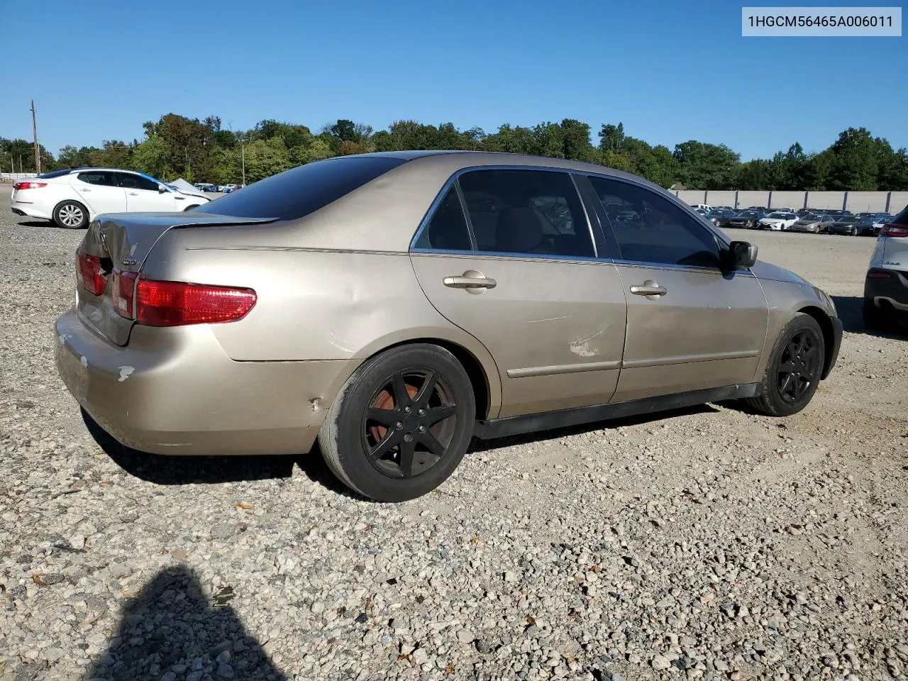 2005 Honda Accord Lx VIN: 1HGCM56465A006011 Lot: 75031004