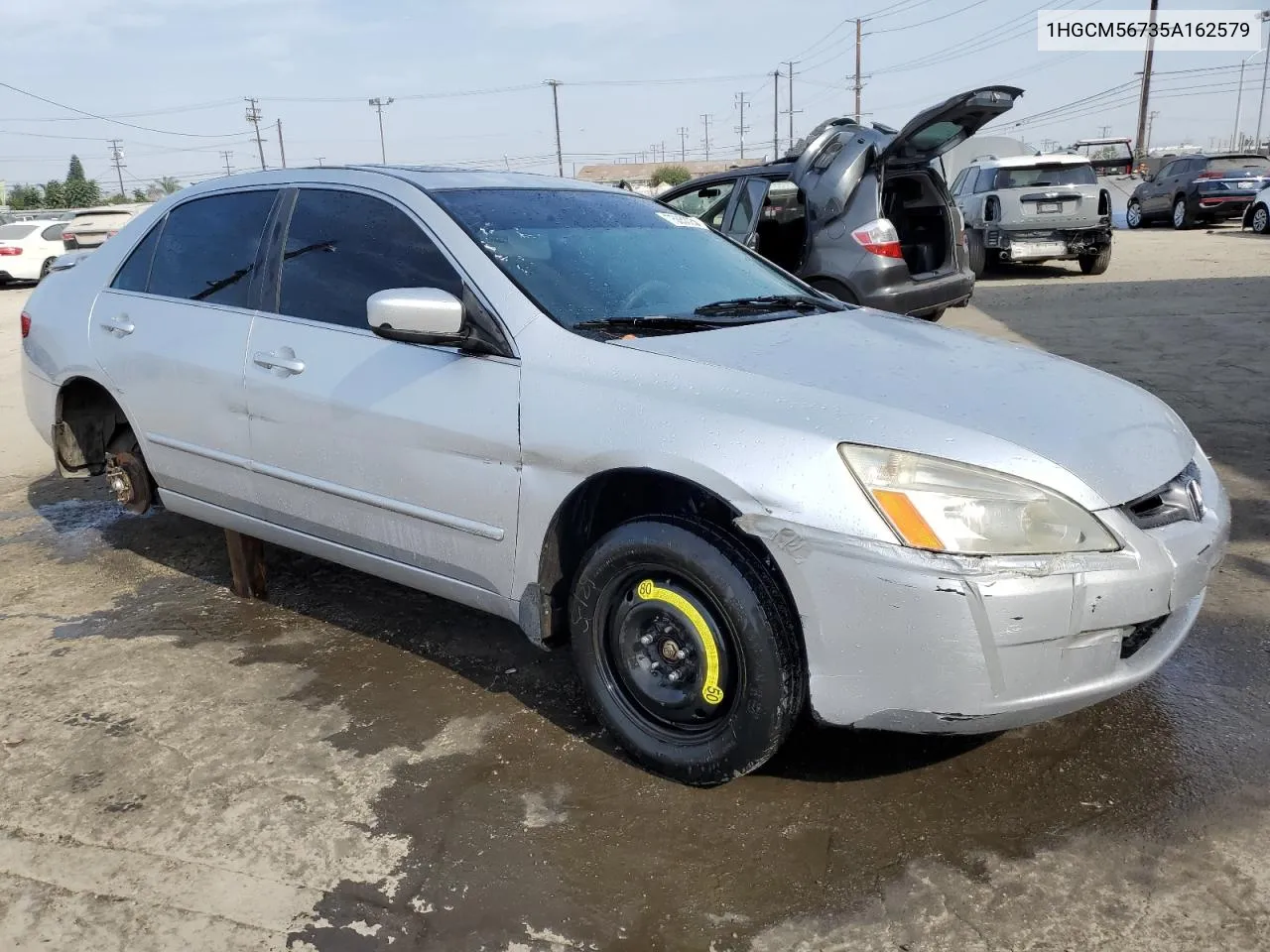 2005 Honda Accord Ex VIN: 1HGCM56735A162579 Lot: 75052254