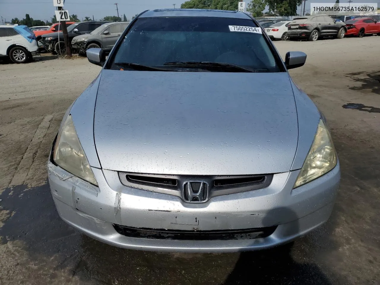 2005 Honda Accord Ex VIN: 1HGCM56735A162579 Lot: 75052254