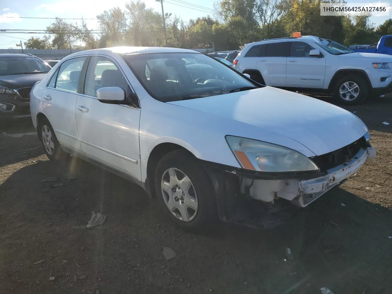 1HGCM56425A127456 2005 Honda Accord Lx