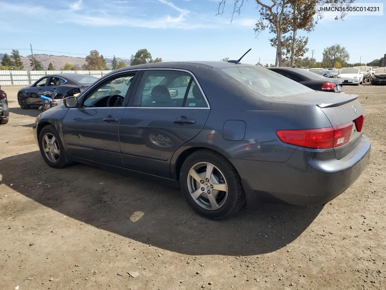 2005 Honda Accord Hybrid VIN: JHMCN36505C014231 Lot: 75411674