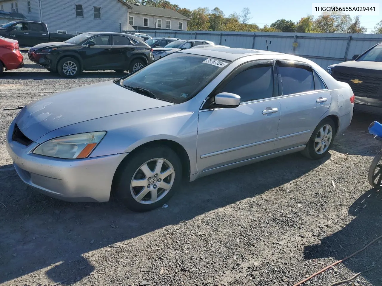 2005 Honda Accord Ex VIN: 1HGCM66555A029441 Lot: 75767324