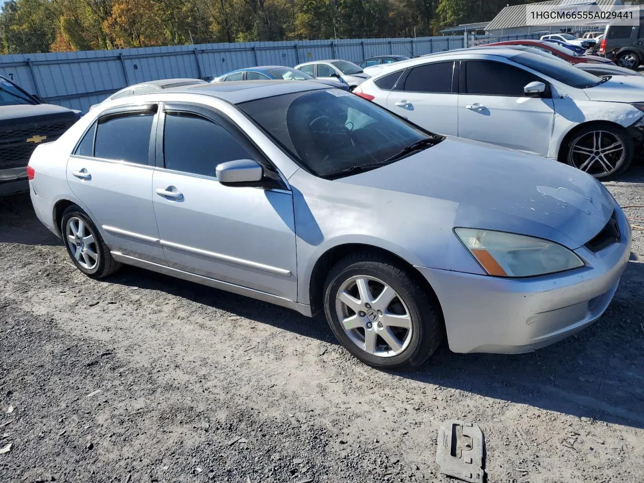 2005 Honda Accord Ex VIN: 1HGCM66555A029441 Lot: 75767324