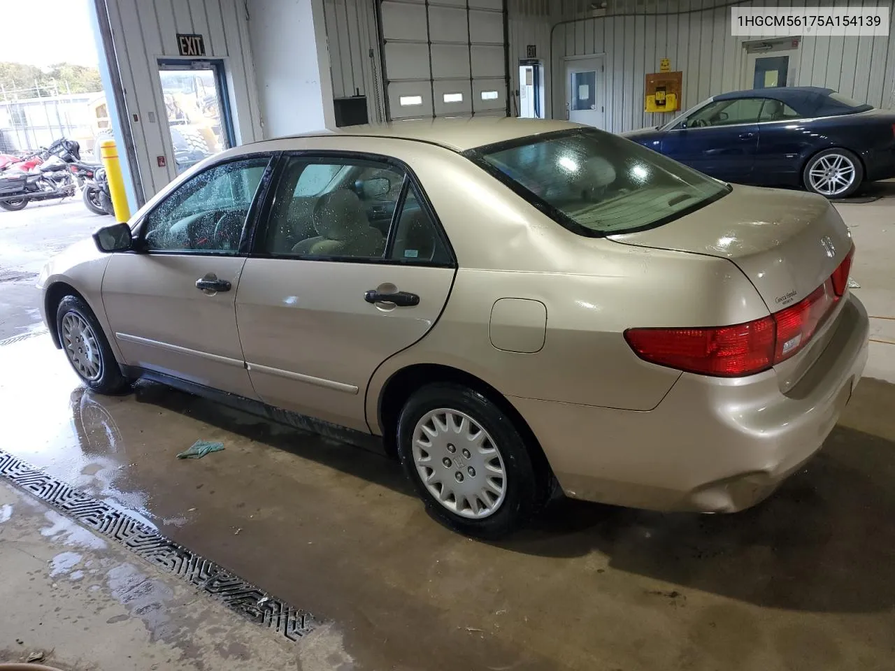 2005 Honda Accord Dx VIN: 1HGCM56175A154139 Lot: 75827314