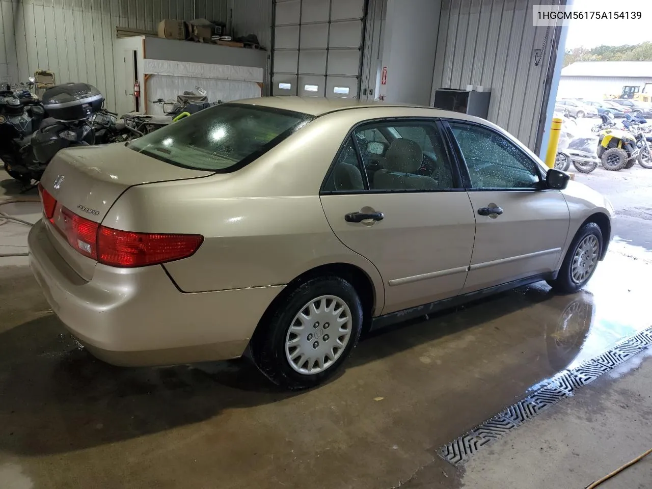 2005 Honda Accord Dx VIN: 1HGCM56175A154139 Lot: 75827314