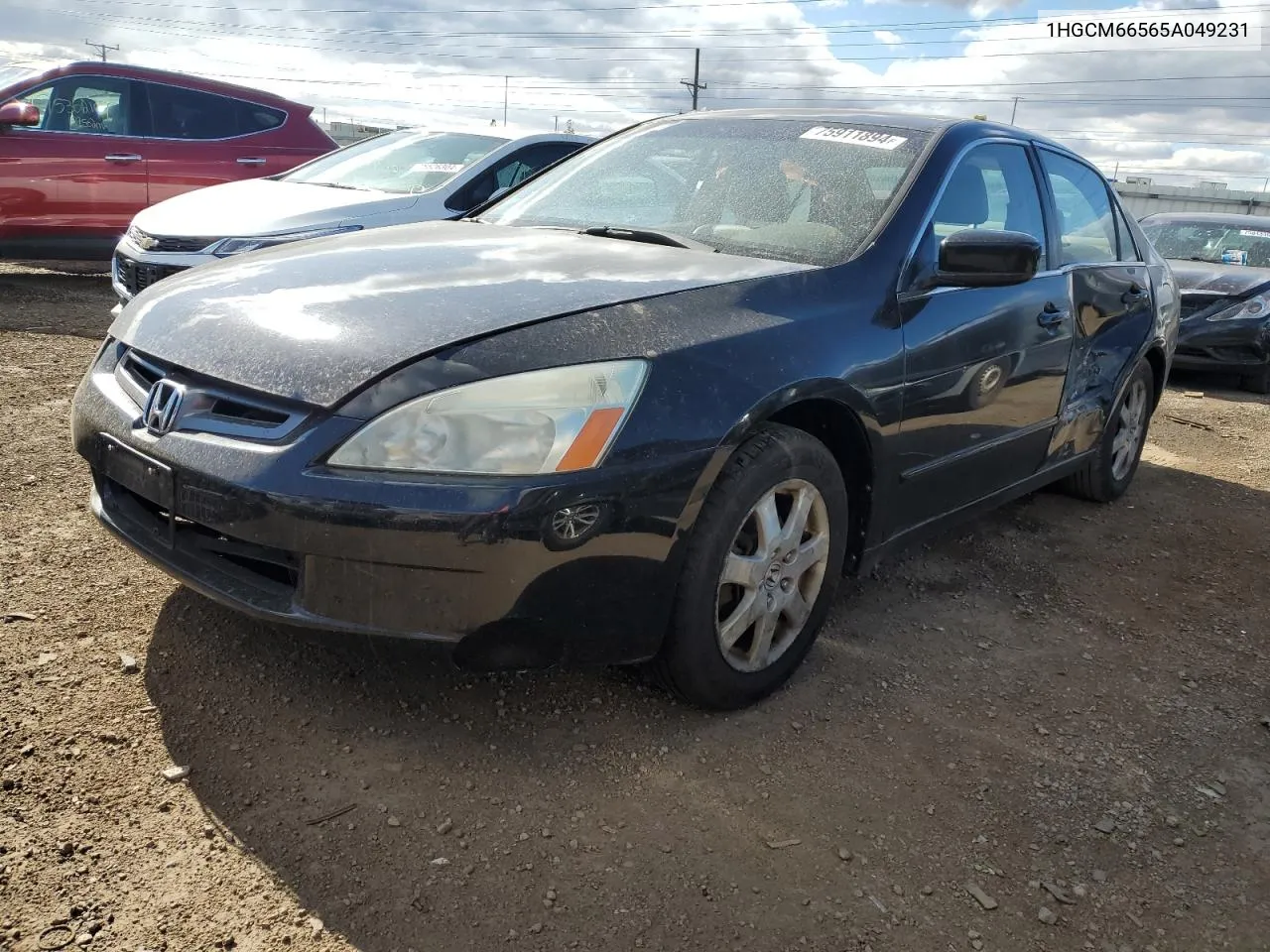 1HGCM66565A049231 2005 Honda Accord Ex