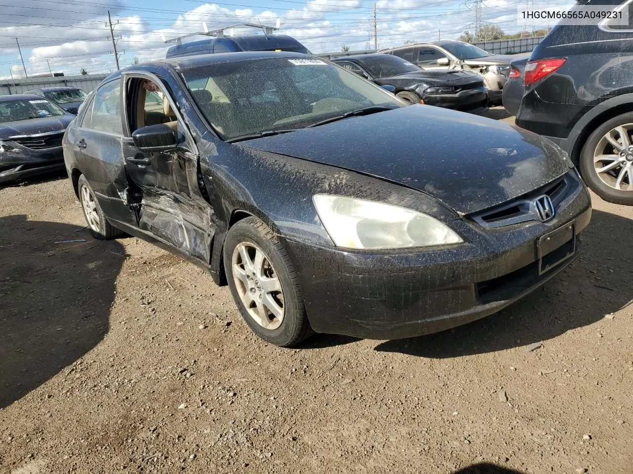 1HGCM66565A049231 2005 Honda Accord Ex