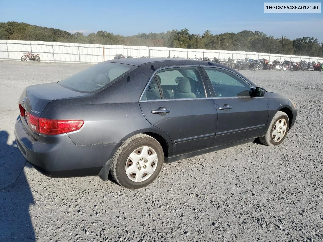 2005 Honda Accord Lx VIN: 1HGCM56435A012140 Lot: 75931644