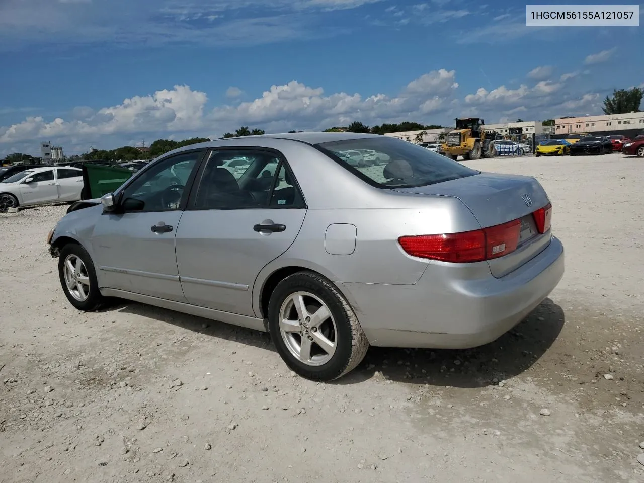 2005 Honda Accord Dx VIN: 1HGCM56155A121057 Lot: 76464024