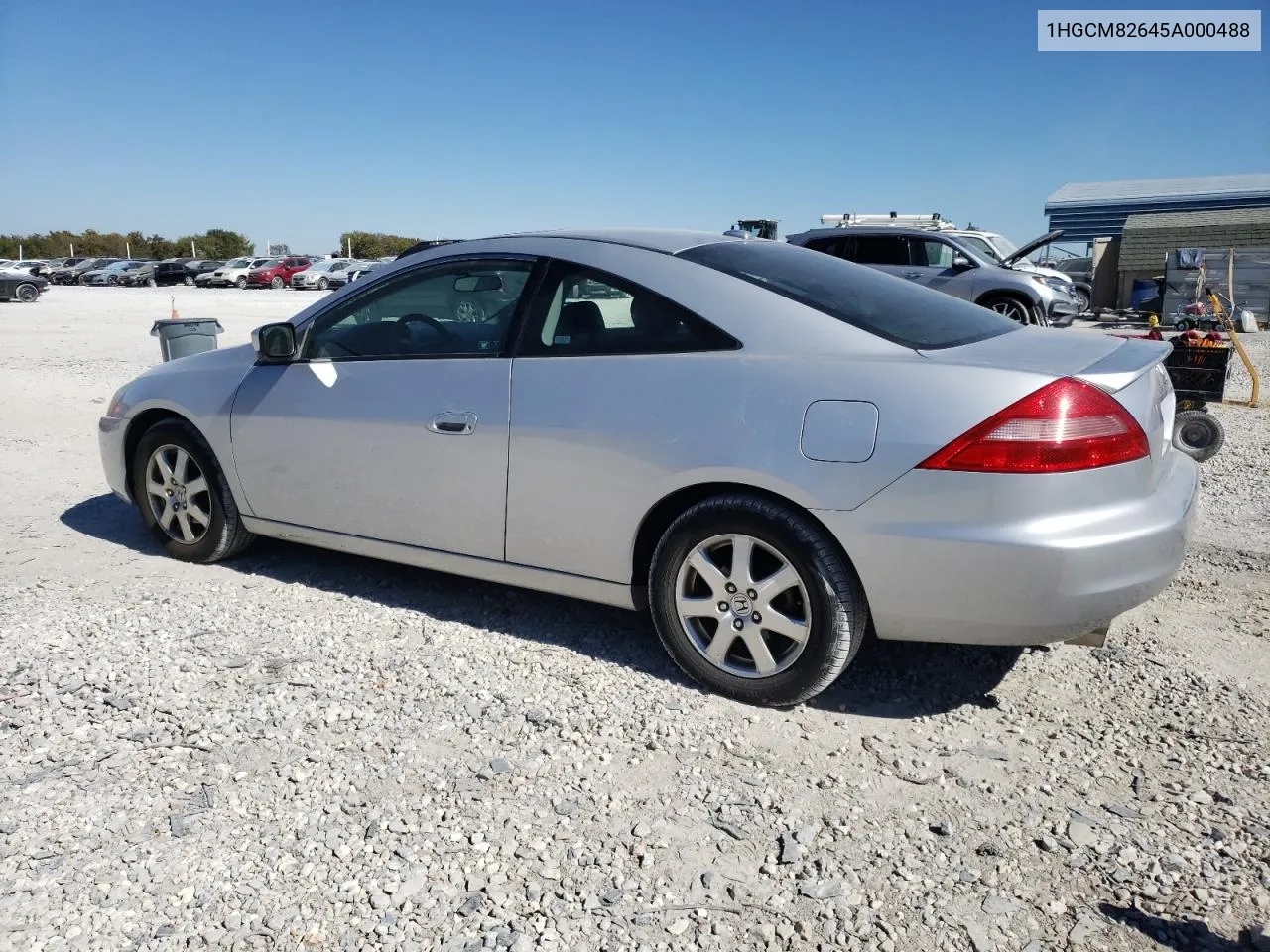 2005 Honda Accord Ex VIN: 1HGCM82645A000488 Lot: 76725514