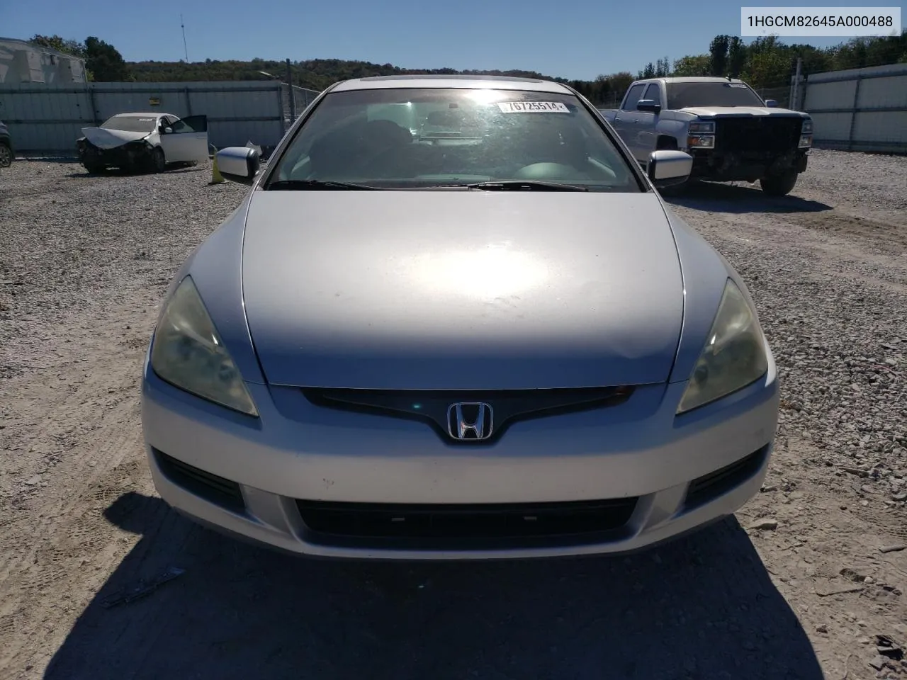 2005 Honda Accord Ex VIN: 1HGCM82645A000488 Lot: 76725514