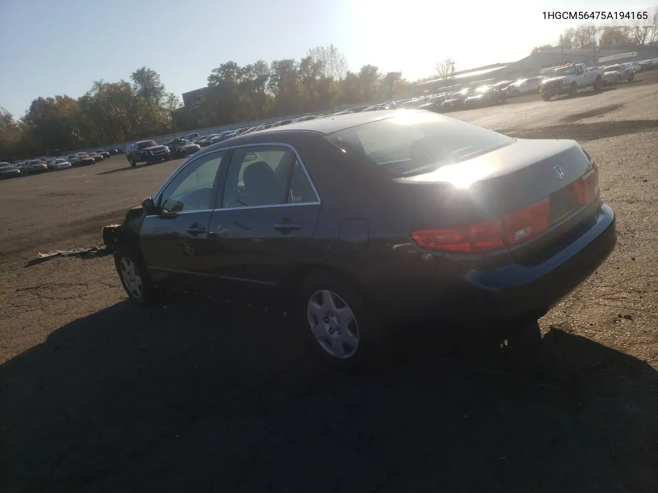 2005 Honda Accord Lx VIN: 1HGCM56475A194165 Lot: 76759274