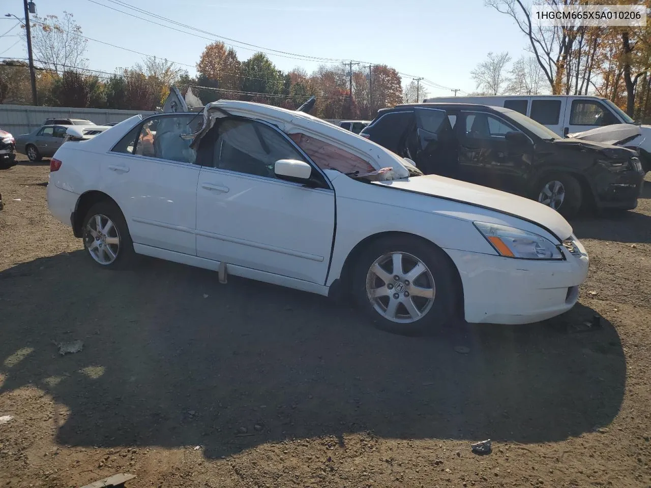 2005 Honda Accord Ex VIN: 1HGCM665X5A010206 Lot: 76759564