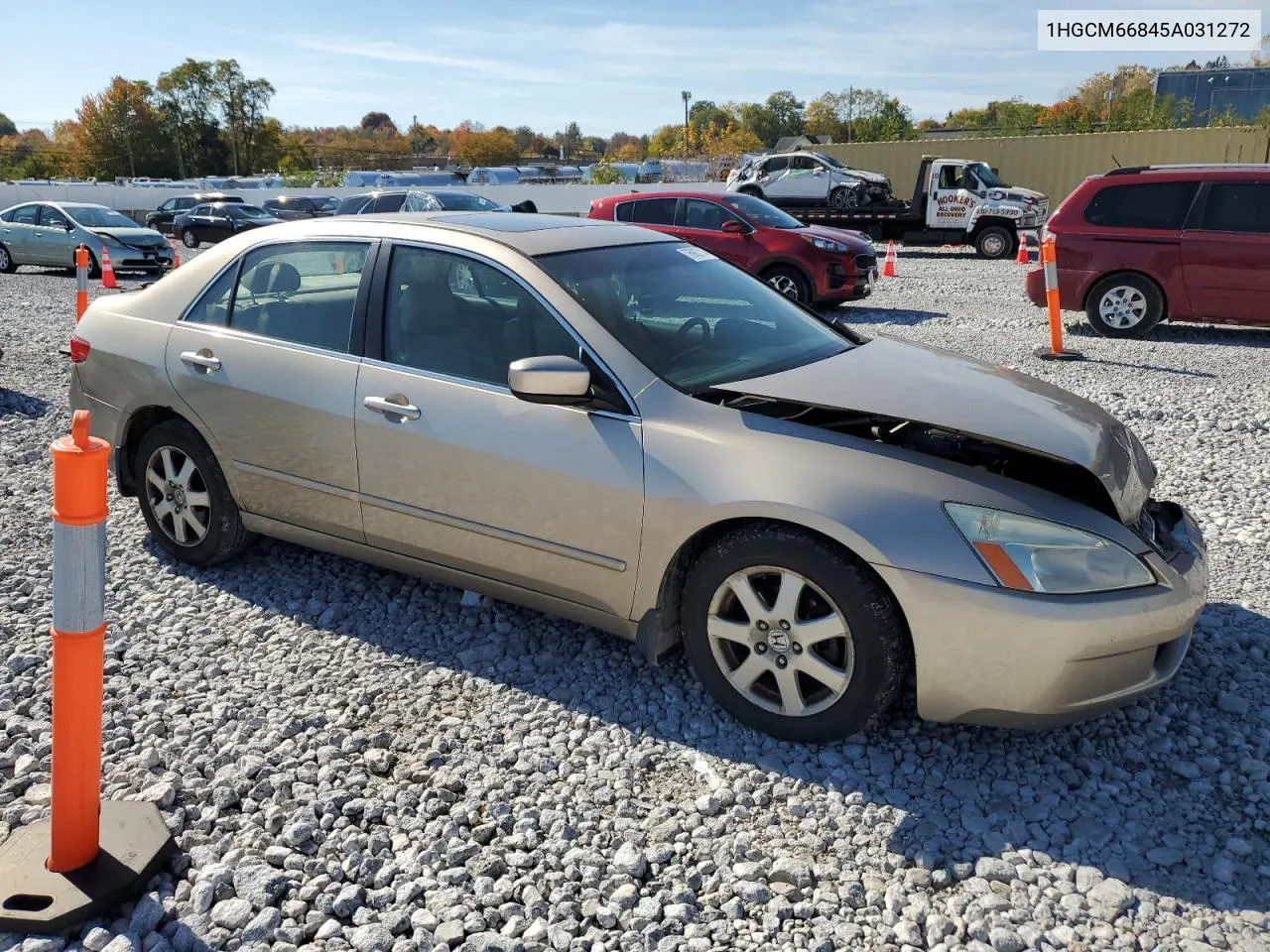 2005 Honda Accord Ex VIN: 1HGCM66845A031272 Lot: 76985714