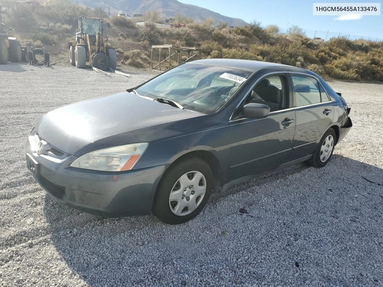 2005 Honda Accord Lx VIN: 1HGCM56455A133476 Lot: 77903634