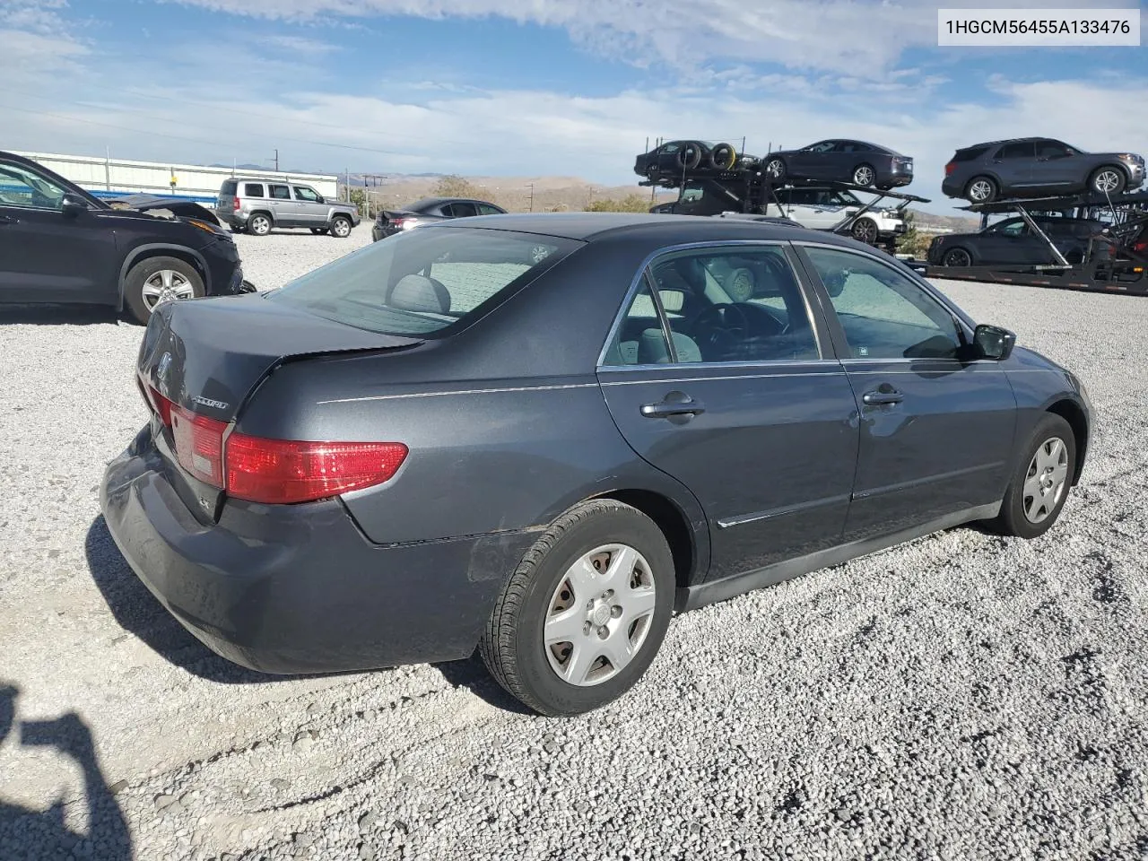 2005 Honda Accord Lx VIN: 1HGCM56455A133476 Lot: 77903634