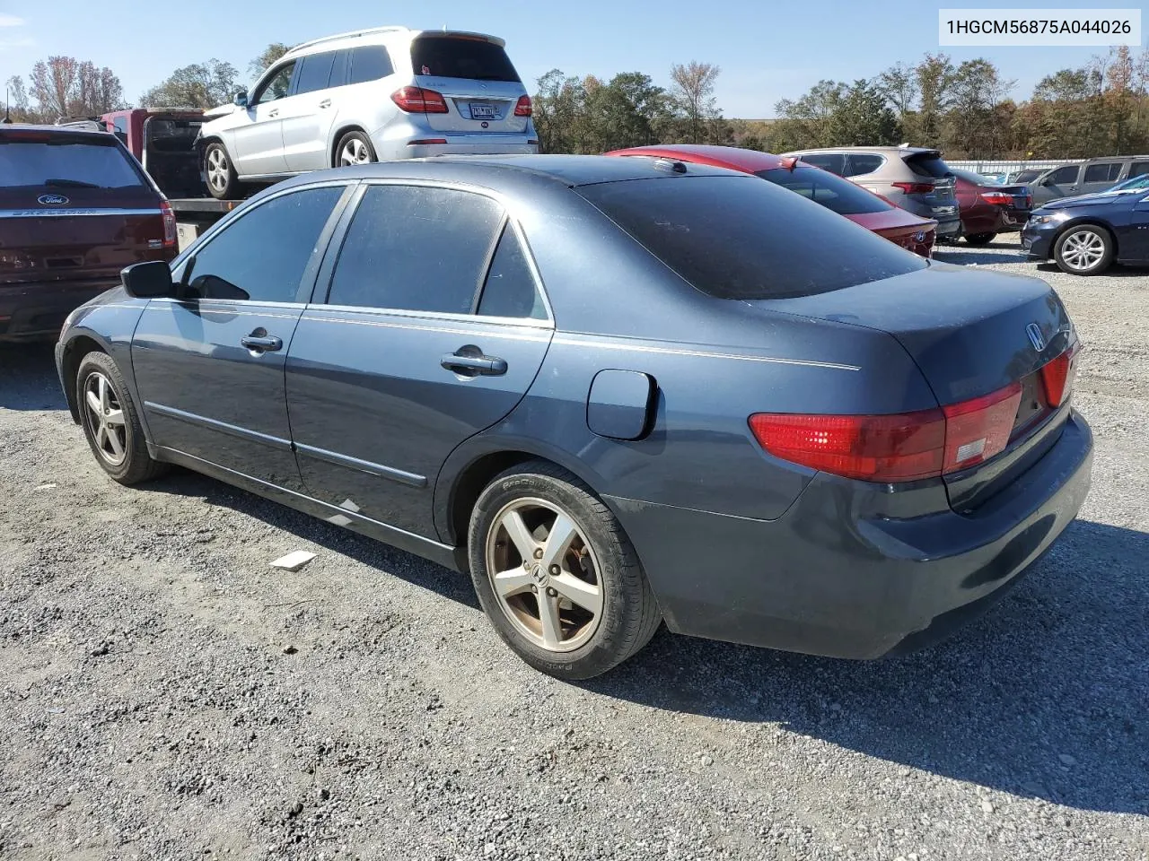 2005 Honda Accord Ex VIN: 1HGCM56875A044026 Lot: 77985124