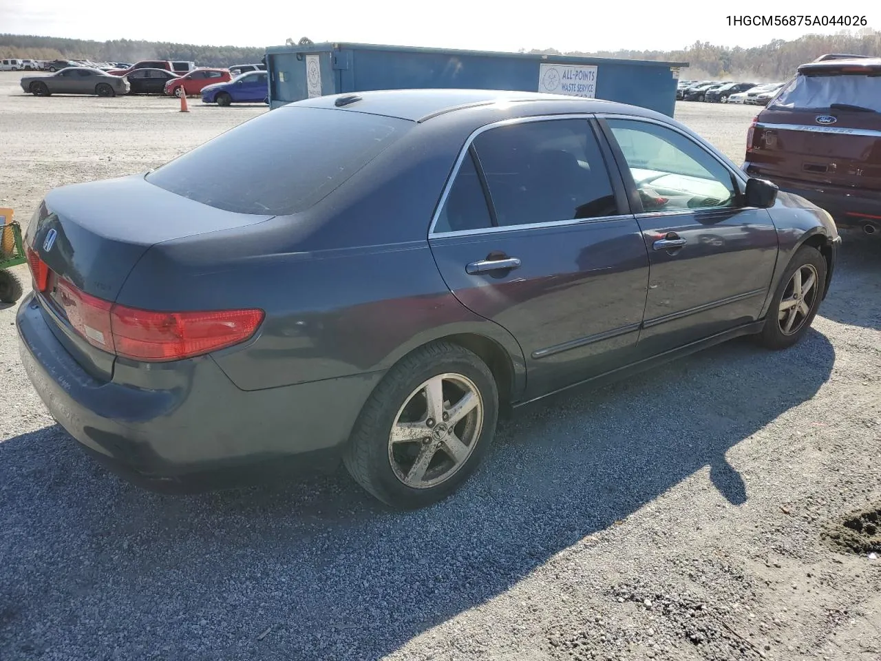 2005 Honda Accord Ex VIN: 1HGCM56875A044026 Lot: 77985124