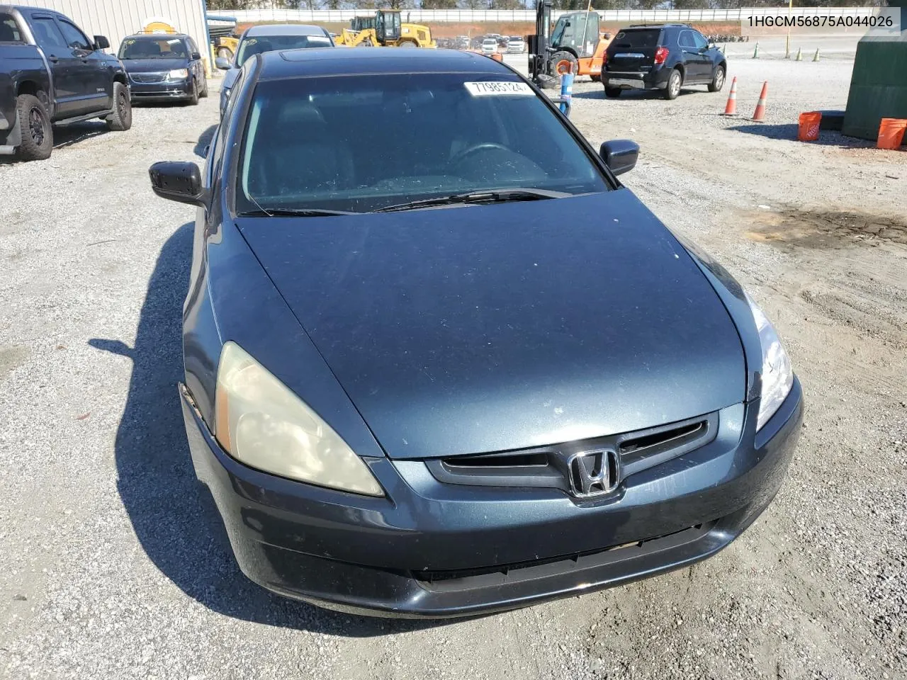 2005 Honda Accord Ex VIN: 1HGCM56875A044026 Lot: 77985124