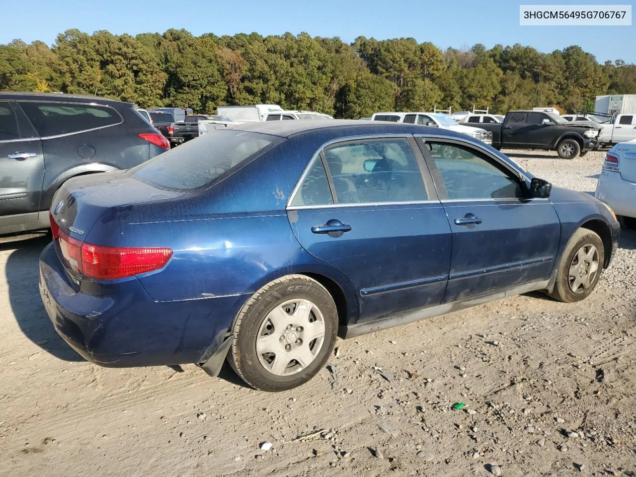 2005 Honda Accord Lx VIN: 3HGCM56495G706767 Lot: 78195434