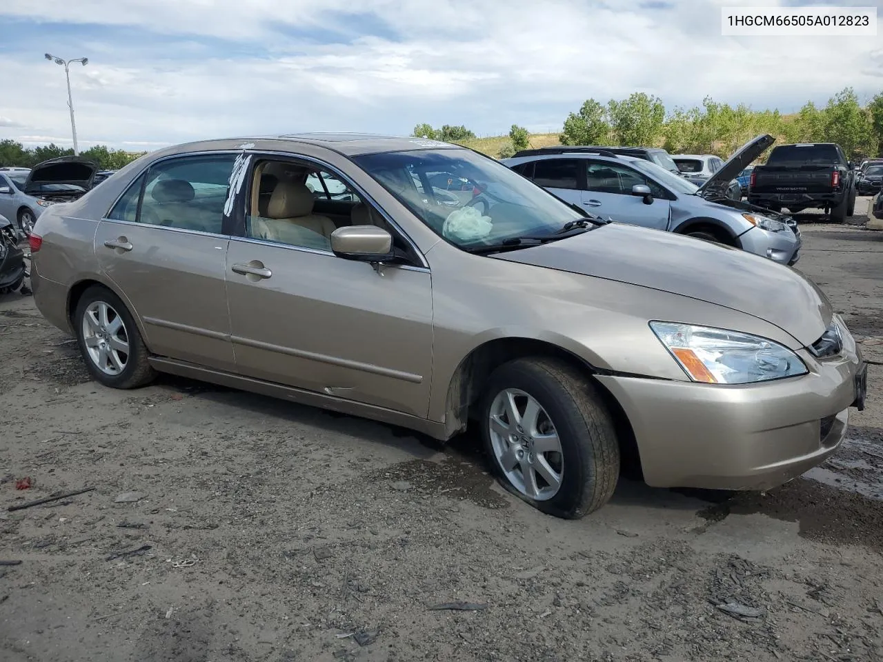 2005 Honda Accord Ex VIN: 1HGCM66505A012823 Lot: 78639844