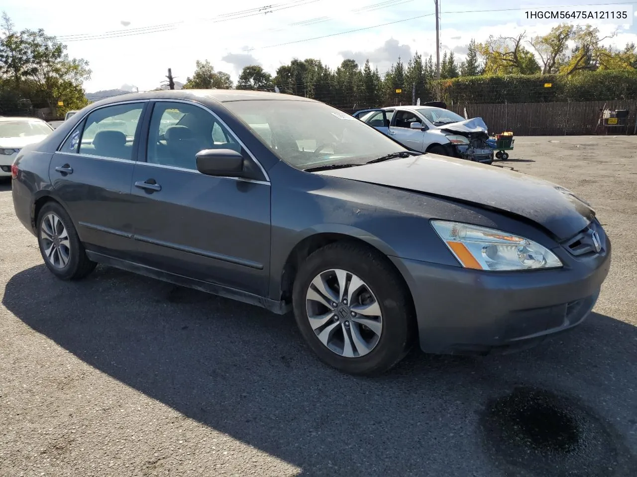 2005 Honda Accord Lx VIN: 1HGCM56475A121135 Lot: 78711114