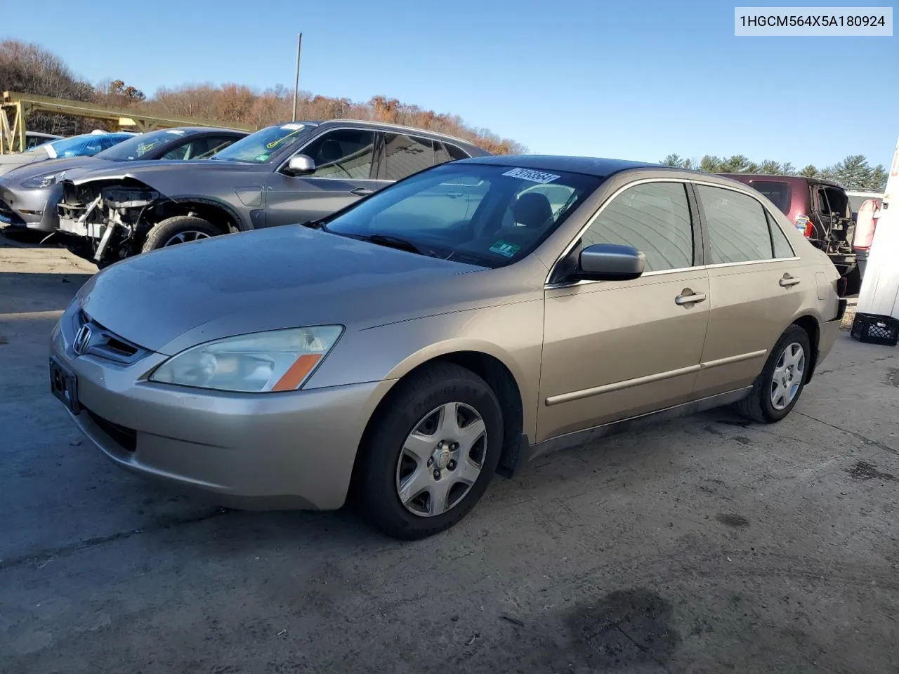 2005 Honda Accord Lx VIN: 1HGCM564X5A180924 Lot: 79163564