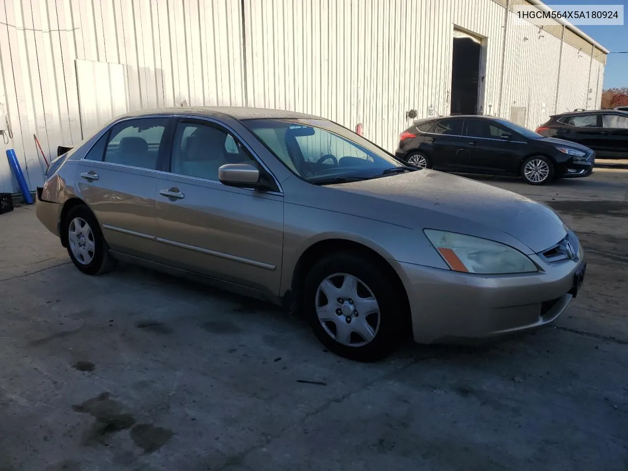 2005 Honda Accord Lx VIN: 1HGCM564X5A180924 Lot: 79163564