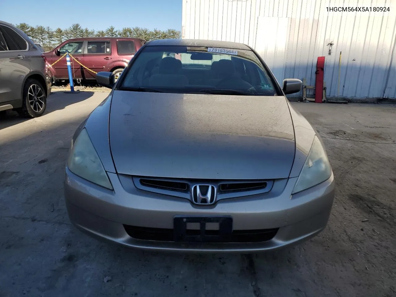 2005 Honda Accord Lx VIN: 1HGCM564X5A180924 Lot: 79163564