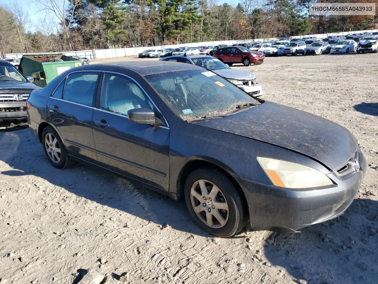 2005 Honda Accord Ex VIN: 1HGCM66585A043933 Lot: 80716074