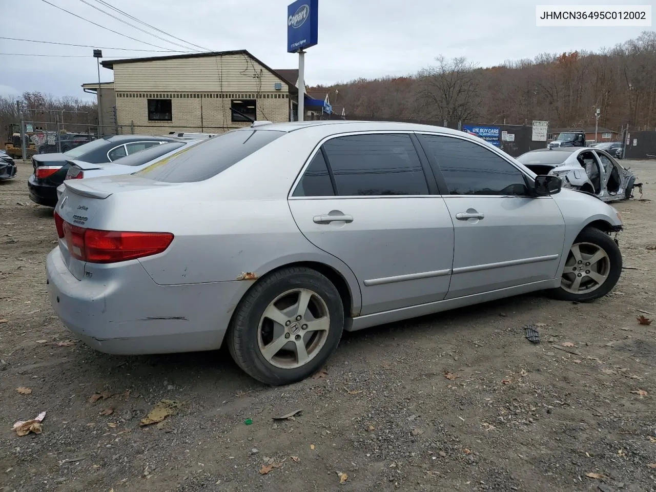 2005 Honda Accord Hybrid VIN: JHMCN36495C012002 Lot: 80870384