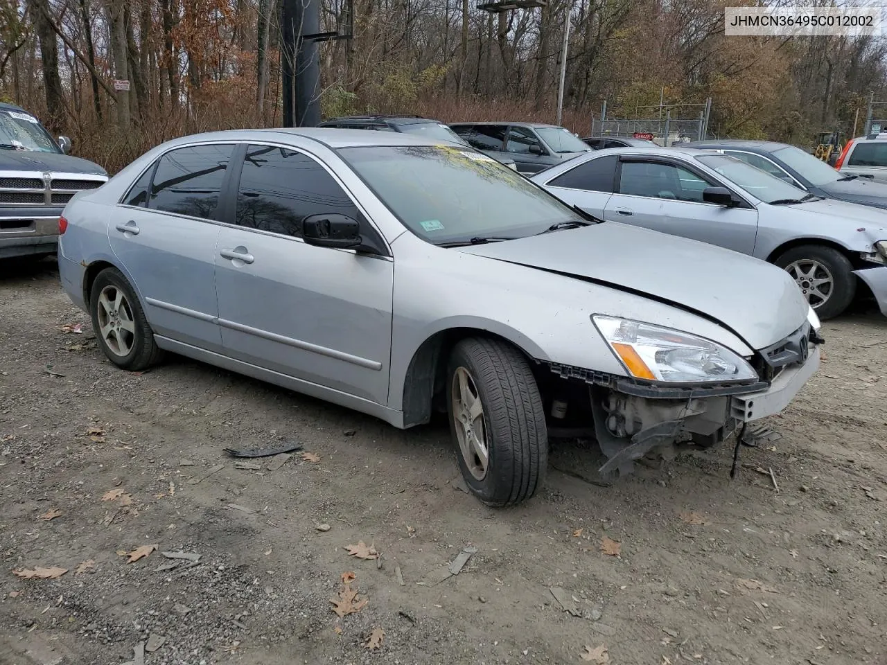 2005 Honda Accord Hybrid VIN: JHMCN36495C012002 Lot: 80870384