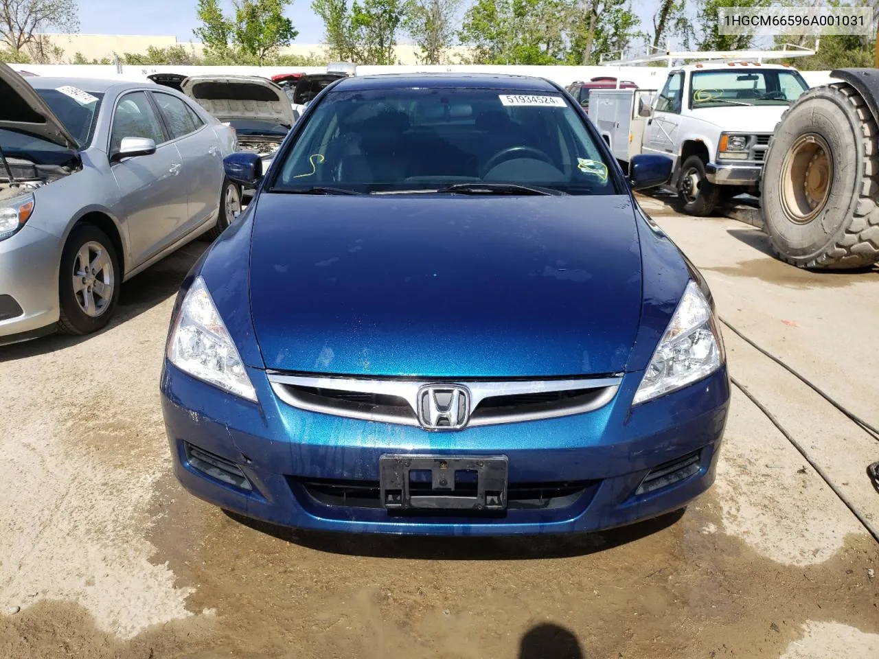 1HGCM66596A001031 2006 Honda Accord Ex